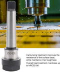 Heavy Duty Morse Taper Chuck Holder For MTA2 ER20 ER32 CNC Lathe And Milling Tooling, 40Cr steel, shop grade precision