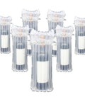 Wine Bottle Travel Protector Bags Set with Pump, 10 inflatable air column cushions for road trip ready flight and shipping.