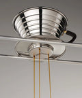 Wave Design Pour Over Dripper 185 for cafe-quality, balanced extraction brewing over rails, polished stainless steel