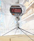 Digital Crane Scale 11000 Lbs 5000 Kg Heavy Duty Hanging Scale With Remote Control Cast Aluminum Case And LED Display