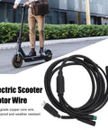 Electric Scooter Wiring Harness With Copper Core Wire, Ride-Ready Dual Brake Handle Interface And Accelerator Port in use
