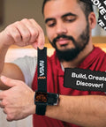 Artemis DIY Smartwatch Kit For Kids And Teens 9 Plus Learn Coding Electronics And Wearable Tech Hands On STEM Gift Build Your Own Wearable Gadget Fun Project For Curious Makers on wrist