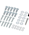Solid 5/16 Inch Blind Fasteners Kit For Weather Guard Truck Tool Box Installation Includes Ten Pieces With Tool Perfect Bolt Nuts For Sheet Metal And Plastic Jobs, bolts washers and nuts laid out