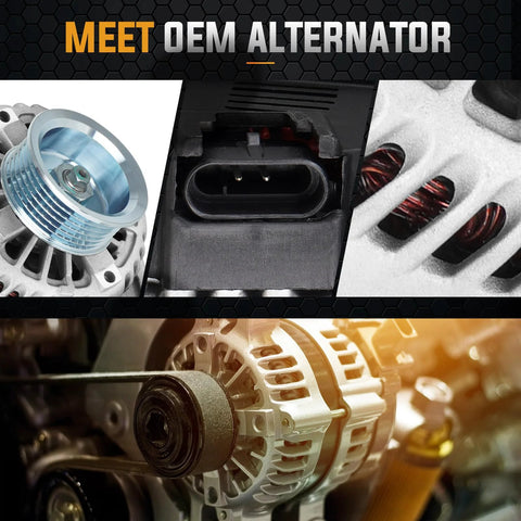 80 Amp 12V Alternator For 1999-2002 4Runner 3.4L, 2000-2004 Tacoma 3.4L, And 2000-2002 Tundra 3.4L Replacement.
