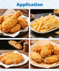 Essential Envelope Fryer Filter Paper For 55L Commercial Deep Fryers 13.6 By 17.3 Inches Straight Shooter Oil Bag used with fried chicken and fries.
