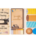 Bow Themed Sticky Notes Set With 440 Self Adhesive Memo Pads Cartoon Bow Design Sewing-themed design with memo pads