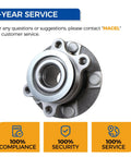 Pair Front Wheel Hub And Bearing Assembly 513298 Fits 2008 2013 Nissan Rogue, 2014 2015 Rogue Select, And 2008 2012 Sentra 2.5L 4 Cylinder With 5 Lug Pattern, front view