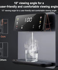 Wall Mounted Instant Hot Water Dispenser 2500W Boiler With Child Lock No Waiting 3 Second Heating 22L Per Hour Capacity gray