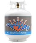 20 Pound Steel Propane Tank With Type 1 Overflow Protection Valve For Grills And BBQs DOT Approved Cylinder, front view