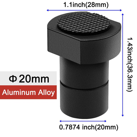 12 Pack 20mm Aluminum Bench Dogs For MFT Tables Non Slip Durable Workbench Clamps, 20mm aluminum alloy, 0.7874 inch fit