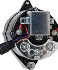Back view of Beefy 12V 37 Amp Alternator Replacement For John Deere Tractors Backhoes Loaders Fork Lifts Skid Steers V1 Pulley