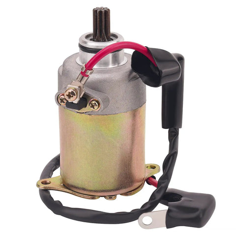 GY6 Engine Starter 12 Volt 9 Spline Shaft Compatible With 150cc 200cc 250cc 4 Stroke ATV Dirt Bikes Scooters Go Kart