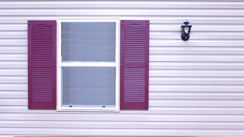 Vinyl shutters installed using Vinyl Shutter Spike Lok Fasteners For Quick And Easy Exterior Shutter Installations, windproof and sturdy.