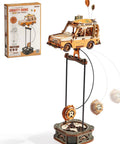 Dope Pendulum Balance Toy 3D Wooden Puzzle Kit For Adults, retro wooden road tripper car on balance base