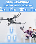 Awesome Beginner Friendly Drone With Camera For Kids And Adults 1080P HD RC Quadcopter used by a parent and child indoors