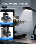 Insane Bright 20W Magnetic Work Light Packing 2000 Lumens with strong magnetic base for easy mounting on metal surfaces.
