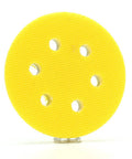Close-up of Foam Backing Sanding Disc Pad Kit For 3 Inch Discs With Five Adapters No Fuss Disc Changes Vacuum Sanding Automotive.