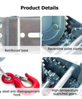 Heavy Duty 600-3000lbs Electric Towing Winch With Rust Resistant Steel Cable And Self Locking Mechanism For Marine Trailers, Heavy Equipment And Portable Hoisting Jobs That You Totally Need showing reinforced base, reversible clamp, hook, and gears.
