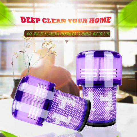 3 Pack Filter Replacement For Dyson V12 Detect Slim And V12 Slim Vacuums, Compare To Part 971517-01, Easy Install Filters