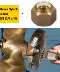 Installing Heavy-Duty Propeller Hardware on Inboard Boat with Brass Prop Nut Kit For Inboard Boats - Heavy-Duty Propeller Hardware For 1 Inch And 1-1/8 Inch Shafts - Fits Ski, Surf, And Wakeboard Rigs - Easy Install - Replaces 5008 - Keeps Your Prop Secured On The Inboard Shaft
