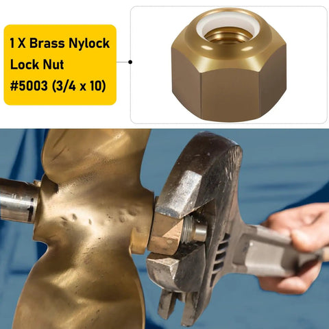 Installing Heavy-Duty Propeller Hardware on Inboard Boat with Brass Prop Nut Kit For Inboard Boats - Heavy-Duty Propeller Hardware For 1 Inch And 1-1/8 Inch Shafts - Fits Ski, Surf, And Wakeboard Rigs - Easy Install - Replaces 5008 - Keeps Your Prop Secured On The Inboard Shaft