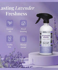 Stainless Steel Cleaner And Polish Bundle With USDA Biobased Formula, Fingerprint And Residue Remover, Lavender Scent bottle display