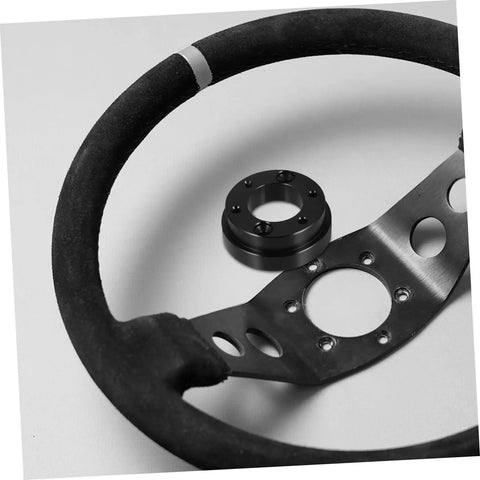 Sturdy Racing Wheel Adapter For Cars, Steering Wheel Riser Plate With Heavy Duty Metal Build, Easy Install Plug And Play shown