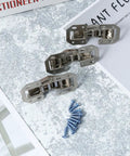 Thick Hydraulic Concealed Steel Cabinet Hinges With Screws For Kitchen Cabinets, Half Overlay, Easy Install, Quiet Soft Close, 3 hinges