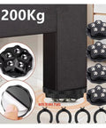 Peel And Stick Furniture Casters Set Of Four With Manual Lock Brake And Silent Rubber Wheels That Roll Like Butter On Hardwood Or Carpet. Wheels with brake pads and weight capacity of 200kg.