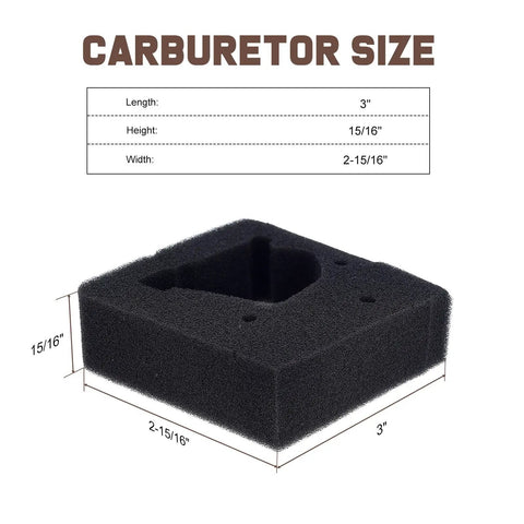 Carburetor gasket dimensions for FG100 GX31 Carburetor Drop In Replacement For Honda FG100 Tiller GX22 GX31 Engine