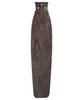 56" Soft Brass Chandelier Ceiling Fan,2 Downrods Fandelier with Remote dark solid wood blade for modern ceiling fan.