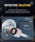 Top Shelf Straight Swap Rear Abs Wheel Speed Sensor Left Or Right Als1464 operates with ABS reluctor ring for accurate data.