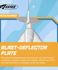 Blast Deflector Plate for Rocket Model Launch System Protects Your Launch Pad from Heat and Flames product image