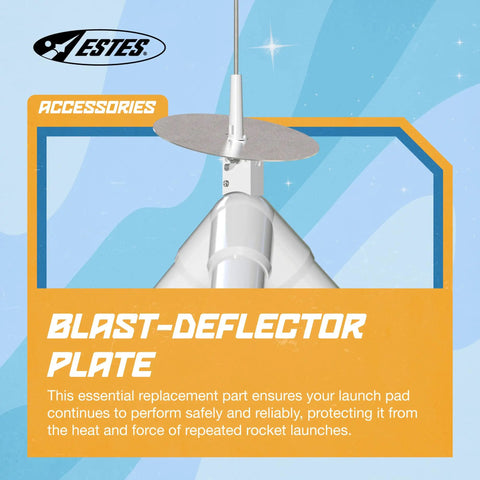 Blast Deflector Plate for Rocket Model Launch System Protects Your Launch Pad from Heat and Flames product image
