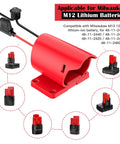 Power Wheel Adapter 12V Battery Conversion Kit With Switch And Fuse 12AWG Wire Terminals Plug And Play Connector for Milwaukee M12