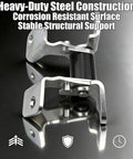 Driver Side Upper And Lower Front Door Hinge Set Heavy Duty Steel Drop In Replacement For Jeep Grand Cherokee Dodge Charger Chrysler 300 Durango Slick Fit No Hassle Swap close-up showing hinge details.