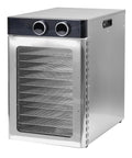 Kick Your Snack Game With This Badass Electric Food Dehydrator Featuring Twelve Roomy Trays And A Mighty 1200 Watts Heating System, sleek stainless steel design.