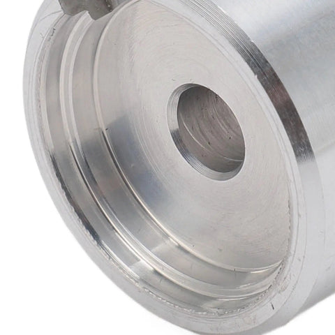 Close-up of Pro Grade Aluminum Watch Movement Holder For 2824 2892 NH35 NH36 2813 8200, showing precision tool opening.