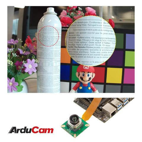 Close-up of IMX477 Autofocus HQ Camera With Motorized Focus And I2C Control Fine Tune With Keyboard Arrows Or Autofocus With OpenCV 12MP Sensor, showing clarity and details.