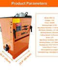 Heavy Duty Electric Rebar Bender Cutter With One Quarter Inch Max Diameter For Concrete Jobs Bends Steel Like Butter, orange machine with control panel