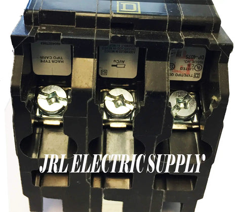 QOB330 Bolt-On Three-Pole Circuit Breaker With Visi-Trip Indicator, 30 Amp, 240 Volt AC, Thermal-Magnetic Overcurrent Protection