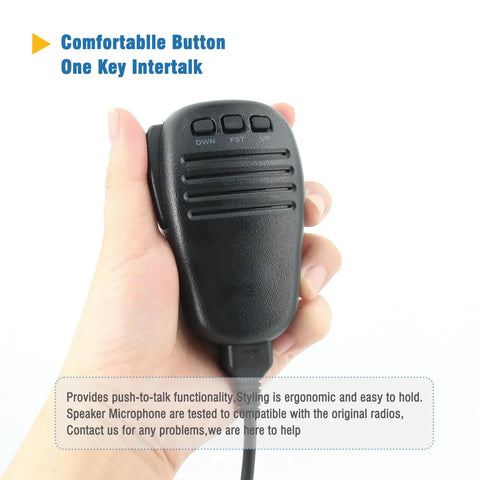 Heavy Duty 8 Pin Handheld Microphone Replacement For Yaesu Ham Radios Compatible With FT 450 FT 900 FT 991 FT 991A FT 817