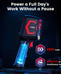 Go-To Handheld Thermal Camera With 512x384 Thermal Resolution And 256x192 IR, showing battery capacity and usage hours