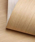 White Oak Rift Wood Veneer Sheet 24x48 Peel And Stick A Grade Veneer, close-up of grain texture and adhesive backing