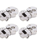 Four Pack Semi Circular Flip Hinges Hidden 90 Degree For Wooden Furniture And Wardrobes Heavy Duty Cabinet Door Hinge