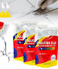 Self Leveling Concrete Crack Filler 3 Pack For Hairline To Quarter Inch Cracks, waterproof sealant for driveways.