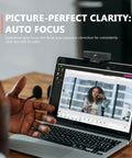 Desk Mate Hybrid HDR Webcam And Document Camera For Live Streams And Demos Multi Angle AutoFocus And Tracking 2K Resolution