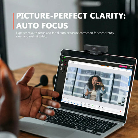 Desk Mate Hybrid HDR Webcam And Document Camera For Live Streams And Demos Multi Angle AutoFocus And Tracking 2K Resolution