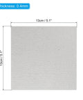 4 Pack 5.1 Inch Microwave Waveguide Cover Mica Sheets Replacement 0.4mm Thick High Temperature Heat Insulation Plates