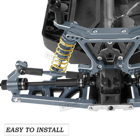 Beefed Up Alloy Front And Rear Suspension Arm Upgrade Kit For 1/10 Slash 4x4 and Slash 4x4 VXL Four Piece A Arms CNC Machined Anodized